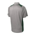 thumbnail image 6 of Sport-Tek Heather Colorblock Contender Polo-L (Vintage Heather/ Forest Green), 6 of 6