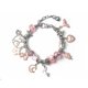 thumbnail image 4 of Kit de fabricación de pulseras Joyas DIY Cuentas Colgantes Set Cumpleaños Navidad Dar gracias Regalo Artesanía Accesorio Suministros para manualidades Rosa Guardurnaity HA009248-01B, 4 of 6