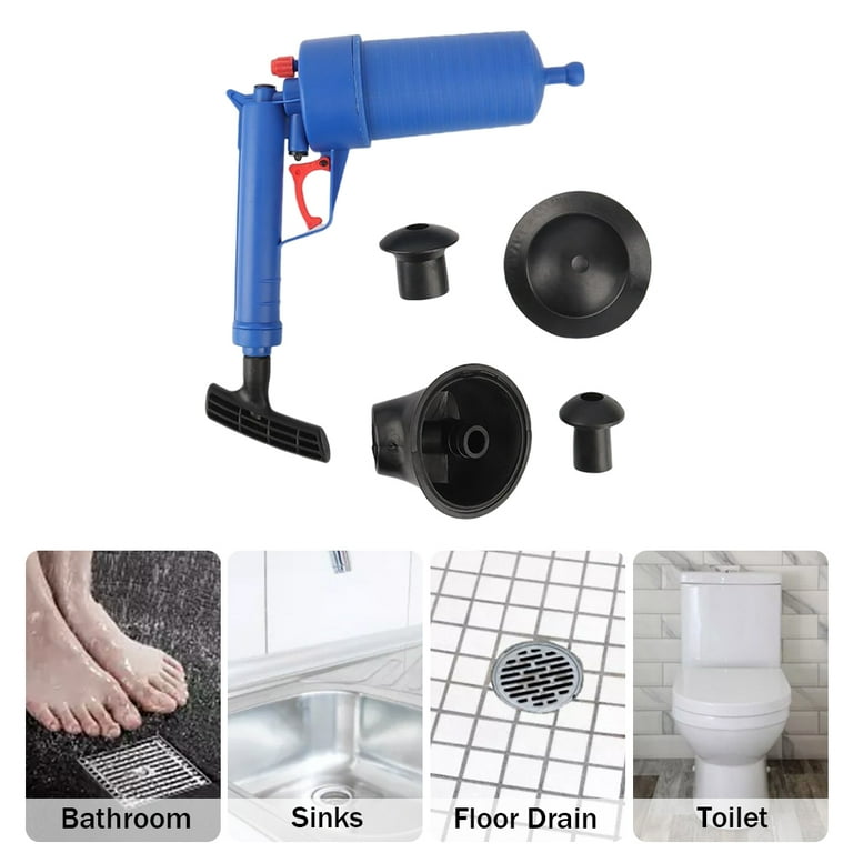 Air Power Drain Blaster Tools Universal Clog Remover For Bathroom Shower  Bathtub