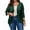 Green, variant on Cuteduck Women's Plus Size Cardigan 3/4 Sleeve Casual Open Front Light Cardigan 1X-4X