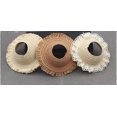 thumbnail image 1 of 3pcs Mini Woven Hats: Hand-Woven Mini Hats for Dolls - Miniature Open Top Caps for DIY Craft Props Small Pets Dollhouse Bottle Topper Photo Prop, 1 of 3