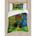 thumbnail image 3 of Ambesonne Indian Tree in the Valley Duvet Cover Set, 3 of 3