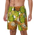 thumbnail image 2 of Daiia Tropical Summer Fruit Mens Swim Trunks Swim Shorts Quick Dry Swim Shorts with Mesh Lining Pockets-XX-Large, 2 of 9