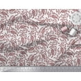 thumbnail image 2 of Soimoi Polyester Crepe Fabric Leaves & Paisley Block Print Sewing Fabric Yard 42 Inch Wide, 2 of 3