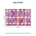 thumbnail image 3 of Linen Placemat With 18×12in Double Stitching Is Effectively Insulated And Foldable For Family Hotel Picnic Trips Palevioletred Moroccan Trellis Hand-Drawn Sketch_4 Six Piece, 3 of 8