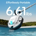 thumbnail image 5 of Talosbo S2 Automatic Cordless Robotic Pool Vacuum Cleaner with Dual Filters for Above-Ground & Flat Inground Pools, 90 Min Runtime, 5 of 9