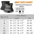 thumbnail image 3 of QRIC Women Workout Hot Sweat Waist Trainer Corset Gym, Sports, Workout Fitness Trimmer Belt for Weight Loss Double Firm Control Compression Abs Belt for Women Faja de mujer, 3 of 7