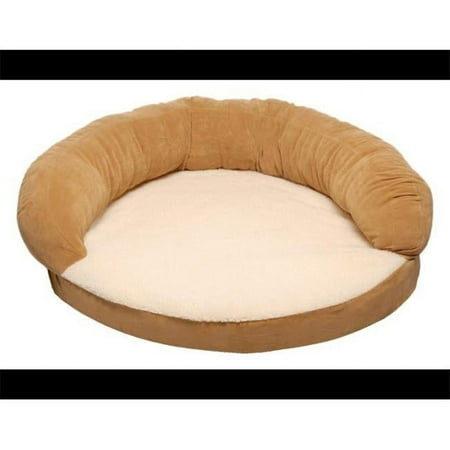 UPC: 0830000050510 | Carolina Pet 011490 Ortho Sleeper Bolster Bed – Saddle  Small