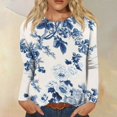 thumbnail image 2 of Long Sleeve T Shirt Long Sleeve Summer Homewear T Shirt for Women Plus Size Simple, 2 of 5