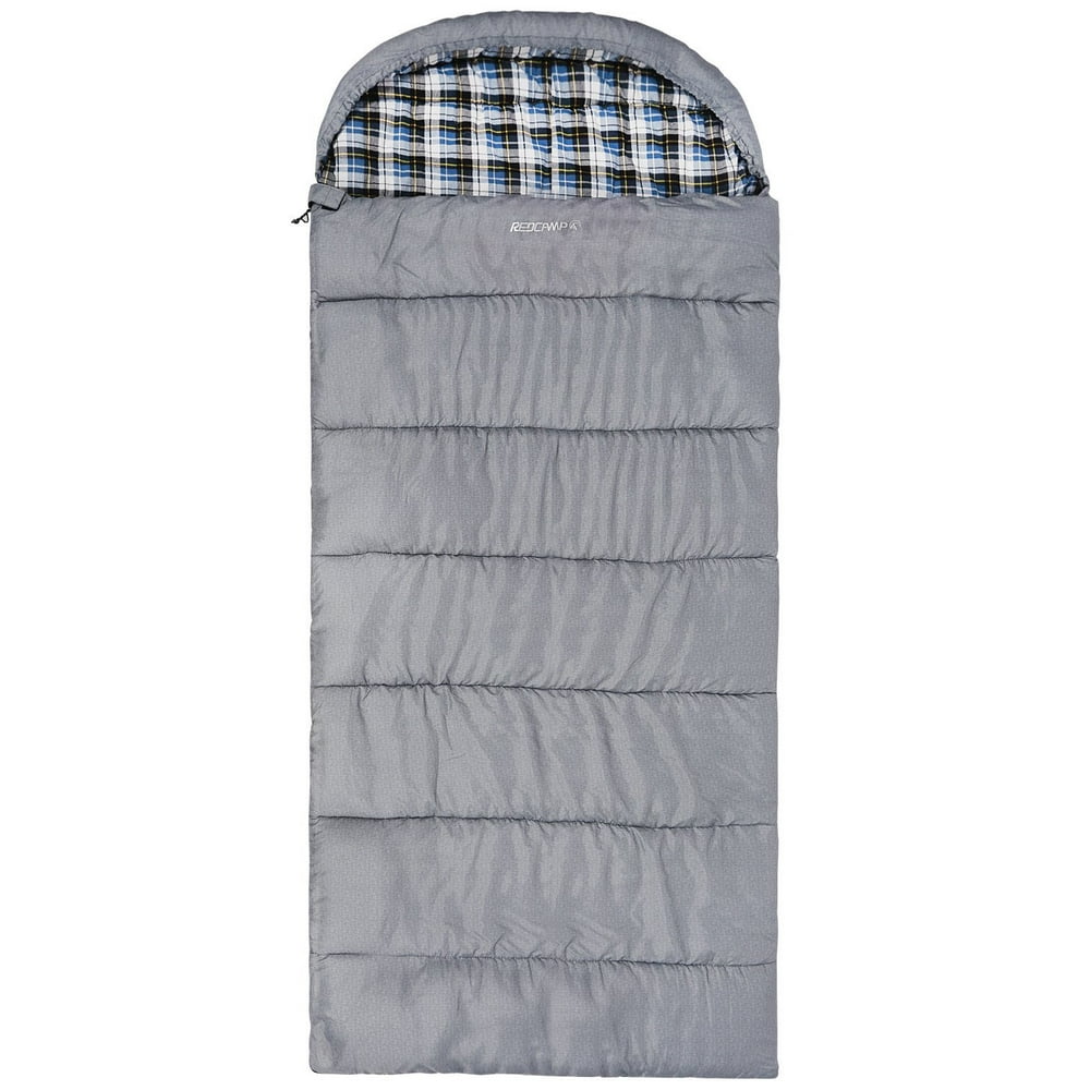 REDCAMP Cotton Flannel Sleeping Bag for Adults, 23/32F Comfortable