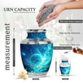 thumbnail image 2 of KARYLIZ Star Galaxy Urn for Adult Human Ashes – Large Handcrafted Galactic Sky Cremation Urn – Memorial Urns For Male & Female – Burial Urn Velvet Bag for Men or Women - 10 Inch, 2 of 2