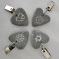 thumbnail image 4 of 8pcs Tablecloth Weights Heart Shape Marble Stone Table Cloth Fixing Clip Holder for Family Party Camping Picnic Decor, 4 of 5
