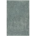thumbnail image 2 of SAFAVIEH Toronto Kameron Solid Polyester Shag Area Rug, Blue, 5' x 8', 2 of 7