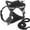 Black, variant on Dog Harness for Medium Dogs with Retractable dog leash,Adjustable Reflective Oxford Easy Control No Pull Dog Harness with A Heavy Duty 5ft Dog Leash,M (Neck: 18.1"-24.4",Chest:20.4"-31.4"),Black