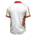 thumbnail image 4 of Zimjoy Mexico Soccer Jersey Shirt for Men 2026 World Soccer Game National Team 2D Graphic Collared Short Sleeve Button Down Shirts White 5XL, 4 of 4