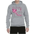 thumbnail image 2 of Wild Bobby In October We Wear Pink Diamond Heel Breast Cancer Awareness Unisex Hoodie Sweatshirt, Heather Grey, 3X-Large, 2 of 6