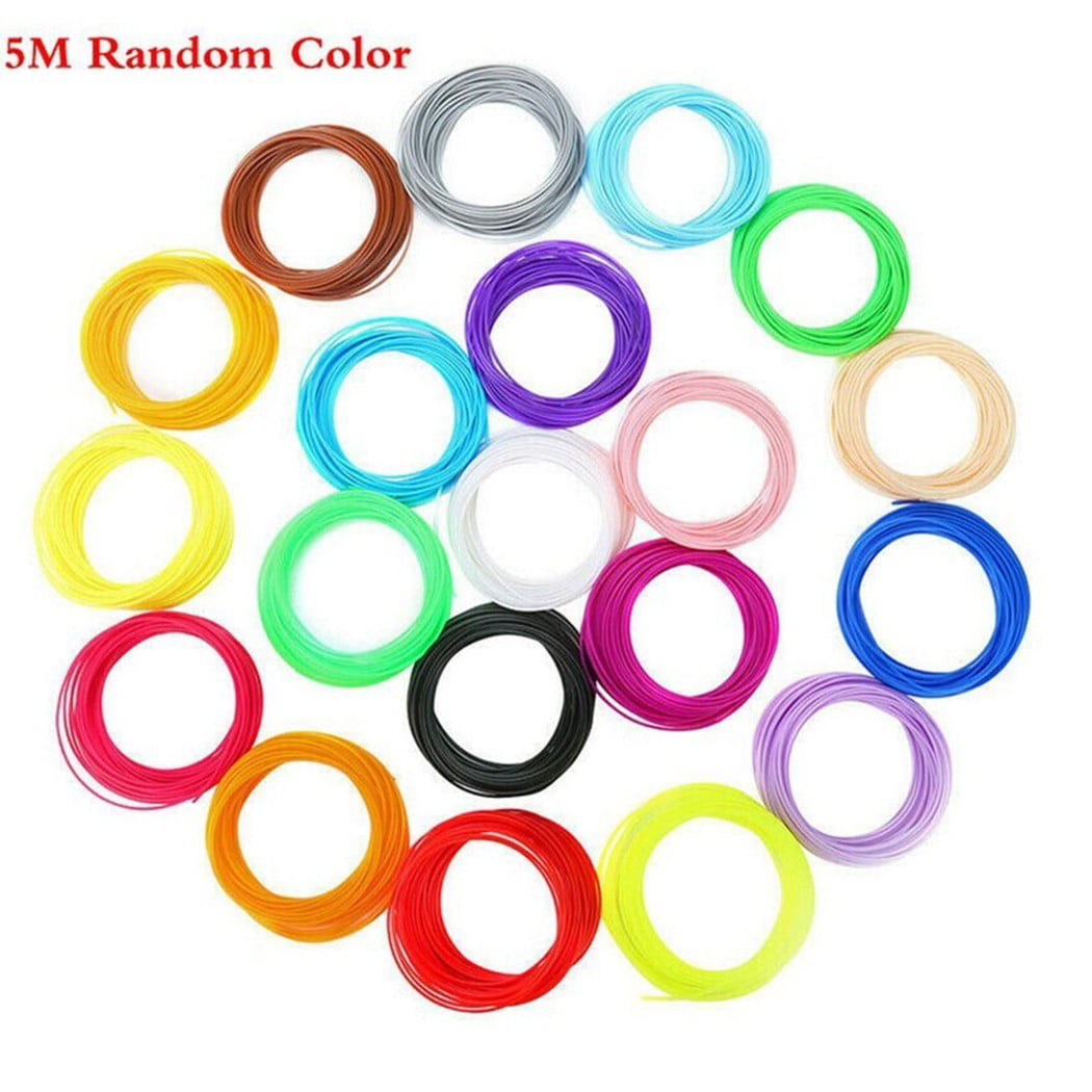 Pack of 12 Different Popular Colors 16.4FT/5M Each -Low Tempera PCL 3D Pen Filament Refills 1.75mm 