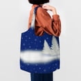 thumbnail image 4 of Vsdgher Christmas Fir Tree Print canvas Tote Bag, Lightweight Cloth Bags, Suitable for shopping, groceries, travel, 4 of 4