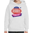 thumbnail image 2 of Officially Licensed Dubble Bubble Original Flavor Gum Logo Youth's Hoodie, 2 of 3