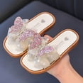 thumbnail image 2 of Hessimy Soft Cloud Slides for Kids Open Toe Shower Slippers Comfy Lightweight Sandals Toddler Boys Girls Children Bathroom Pool Summer Beach Non-Slip Shoes chinese slippers(White,10.5), 2 of 5