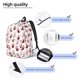 thumbnail image 3 of Balery Red Bloody Scary Hands2 Mochila Clásica Impresa Básica para Viaje, Mochila Escolar Resistente al Agua, Mochila de Lona con Correas Ajustables-Medium, 3 of 5