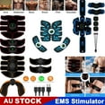 EMS Wireless Muscle Stimulator Trainer ABS Fitness Abdominal Training Massager