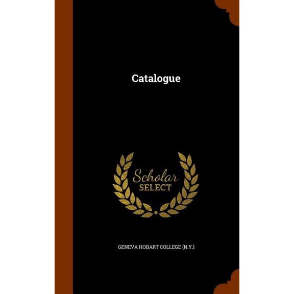 Catalogue (Hardcover)