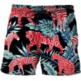 thumbnail image 1 of Pantalones cortos de playa 3D con estampado de leopardo de la selva para hombre, Shorts de Surf de secado rápido para verano, Shorts deportivos informales Fivean unisex, 1 of 2