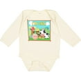 thumbnail image 3 of Inktastic I'm One Farm Animals Wearing Birthday Party Hats Boys or Girls Long Sleeve Baby Bodysuit, 3 of 5