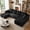 Black, variant on NNSNG 134" Modular Sectional Sofa,Oversized U Shaped Cloud Couch for Living Room Modern Upholstered Deep Seat Couch, No Assembly Required,6-Seat, Black