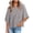 Gray, variant on Gray M WIZUTIZ T Shirts for Women up to 60% Off Plus Size Fluffy Loose Fit Cotton Soft Tshirts Short Sleeve Athletic Solid T-shirt Sports Ladies Shirts Vintage Plus Tee Breathable Crew Neck Blouse Ts