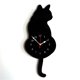 thumbnail image 3 of Relojes de pared con diseño de gatos que mueven la cola, ideales para decorar el hogar, la sala de estar y la habitacin de los niños., 3 of 4