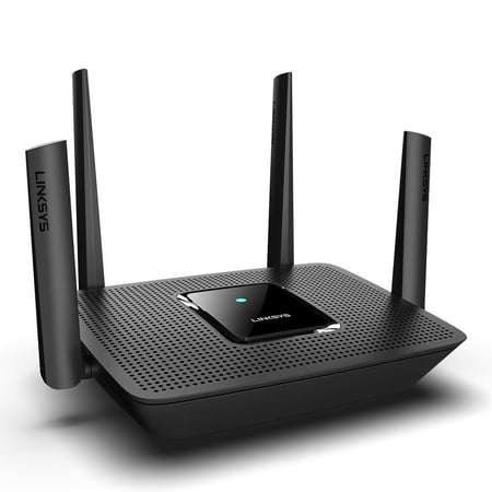 Linksys - Max-Stream AC3000 Tri-Band Mesh Wi-Fi 5 Router - Black