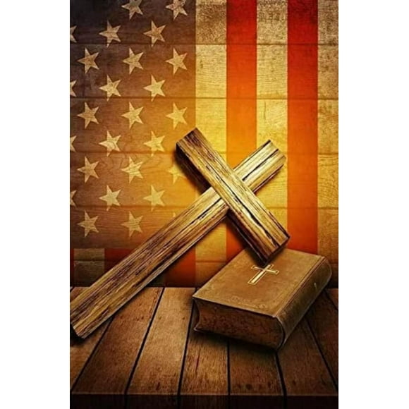Jigsaw Wooden puzzle 1000 pieces Cute Puzzles for Women Jesus Christ Jigsaw Christian Cross America Jigsaw for Active Entertainment and Familiess Family Puzzle Gift Educational Game