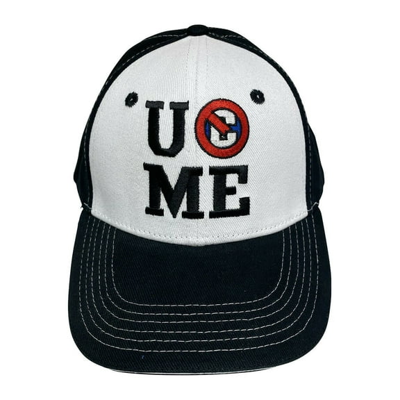 John Cena Black White U Can't See Me Baseball Cap Hat New