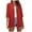 Red, variant on Women Cardigan Open Front Summer Outwear Tops Thin Cover Ups Three Quarter Sleeve Sweater Casual Tops Light Weight Cardigan