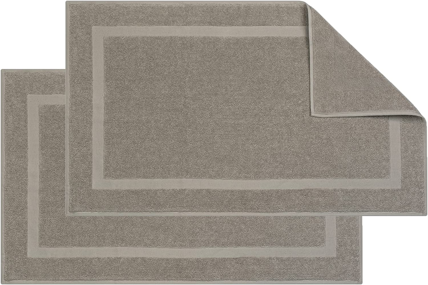 Adobella 2 Premium Turkish Bath Mats, 100 Combed Turkish Cotton, 800