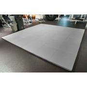 Meister X-THICK 1.5 Interlocking EVA Foam Mats - 2X Cushion for Wrestling, MMA Takedowns & Gymnastics - 2'x2' Tiles - Gray - 10 Tiles (40 Sqft)