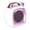 Purple, variant on 2 in 1 Cooler & Heater Combo, Desk Electric Small Cooling Fan with Heater, 45° Tilt, Tip-Over and Overheat Protection, Air Circulator Fan for Indoor Use Home Room Office Bedroom