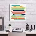 thumbnail image 5 of Epic Graffiti 'Heart Rainbow'  by Erin Clark Canvas Wall Art, 18" x 18", 5 of 7