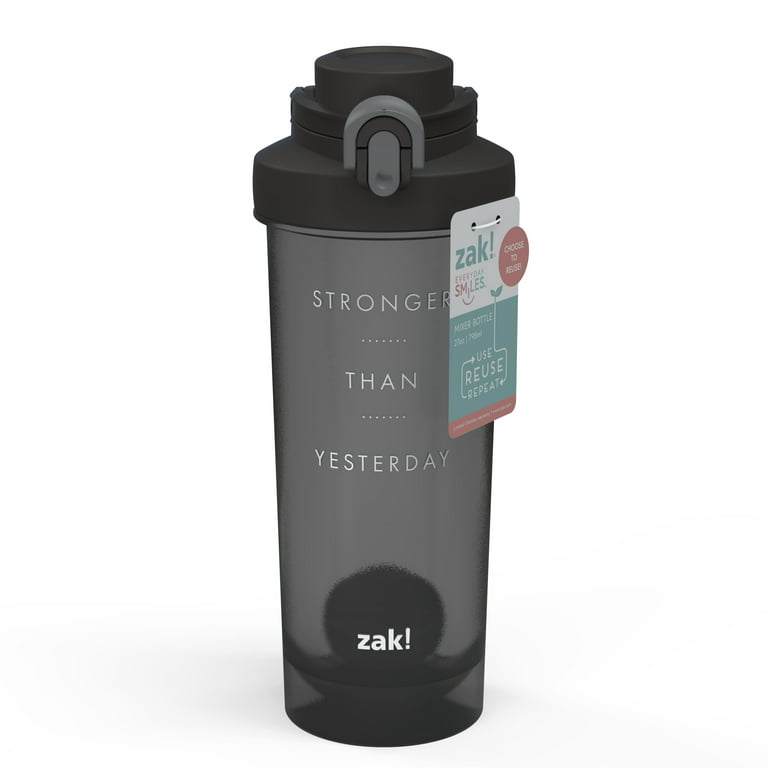Zak Designs 27 Fluid Ounce BPA Free Mixer Bottle, Eternal 