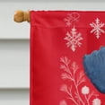thumbnail image 2 of Kerry Blue Terrier Holiday Christmas House Flag, 2 of 7