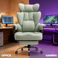 thumbnail image 2 of CloudRest Pro 400lbs Executive heavy duty office chair, High Back Ergonomic Computer Desk Chairwith Lumbar Back Support, Green, 2 of 9