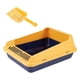 thumbnail image 4 of Arenero para gatos abierto por arriba, arenero para gatos con laterales altos y entrada baja, protección contra salpicaduras, arenero para gatos Azul Amarillo, 4 of 8