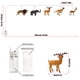 thumbnail image 2 of Cadena de luces de animales 10 LED Luces de cadena de animales pequeños Decoración de habitación de niños para luces de cadena de interior de habitación de niños, 2 of 8