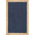 thumbnail image 2 of 4x10 Ft Inner Navy Blue Jute Area Rug | Handmade | Solid Farmhouse Design | Natural Jute Rug for Living Room | Dining Room | Bedroom | Kitchen | Hallway | Entryway, 2 of 5