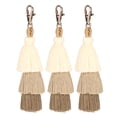 thumbnail image 2 of Tassel Keychain 3Pcs Keychains Luggage Accessories Decoration Bag Backpack Tassels Pendant, 2 of 8