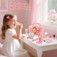 thumbnail image 7 of HopeRock 28PCS Pretend Play Makeup Toy Set, Toys for Kids Girls Ages 3-6 Years, with Accessories, Toy Phone, Toy Car Key, Mirror And More, Birthday Gift for Kids Girl., 7 of 7