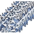 thumbnail image 3 of SKYSONIC Butterfly Washcloths Set of 6, Highly Absorbent Soft Cotton Fingertip Towels for Bathroom, Kitchen, Gym, Spa, Home Decor 12x12 Inch, 3 of 7