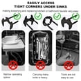 thumbnail image 5 of Multifunctional Faucet Installation Wrench Sink Water Pipe Angle Valves Tool Alloy Steel 360 Degree Rotation Head For Kitchen Bathroom Plumbing Maintenance, 5 of 8